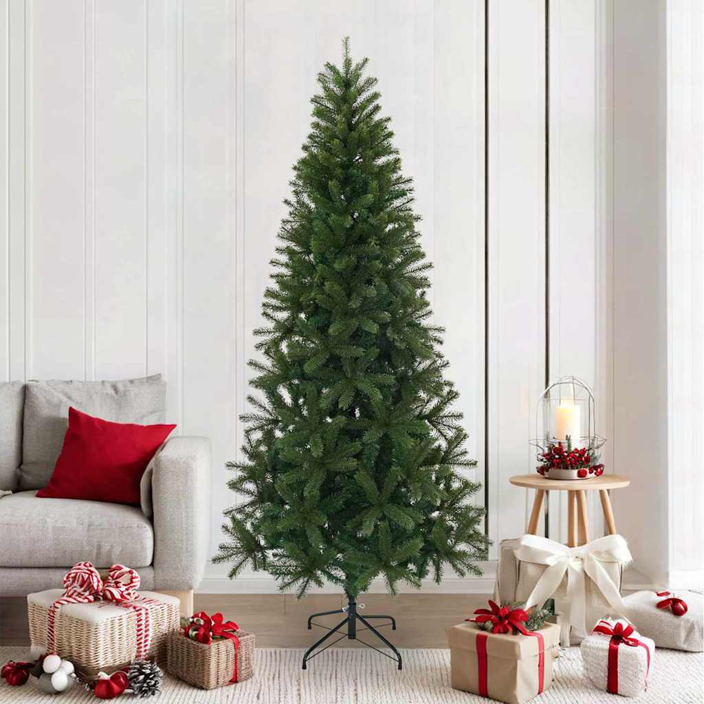 Artificial Christmas Tree Green 210 cm PVC, PE and steel